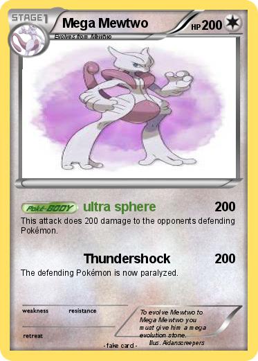 Pokemon Mega Mewtwo