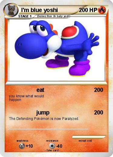 Pokemon I'm blue yoshi