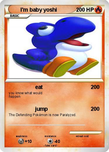 Pokemon I'm baby yoshi