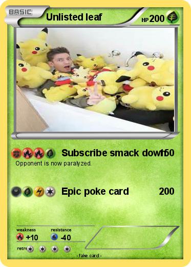 Pokemon Unlisted leaf