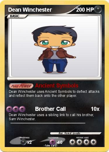Pokemon Dean Winchester