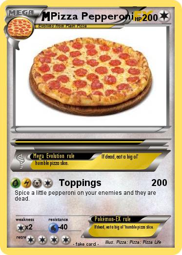 Pokemon Pizza Pepperoni