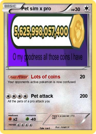 Pokemon Pet sim x pro
