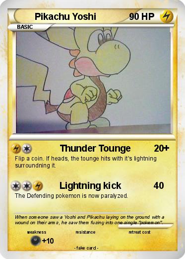 Pokemon Pikachu Yoshi