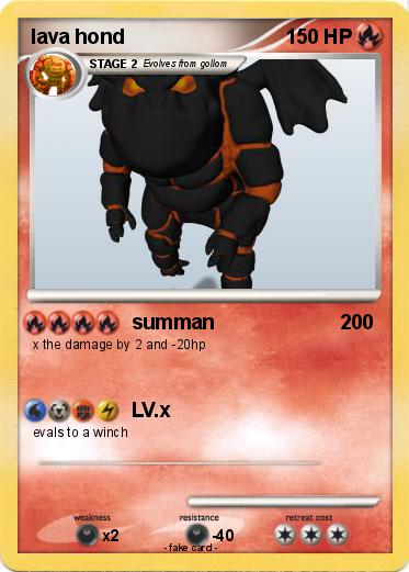 Pokemon lava hond