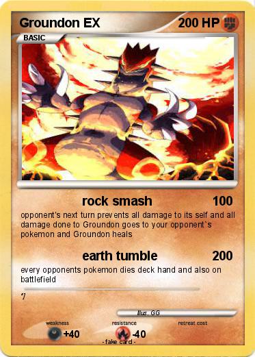 Pokemon Groundon EX