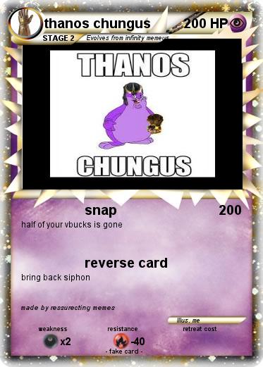 Pokemon thanos chungus