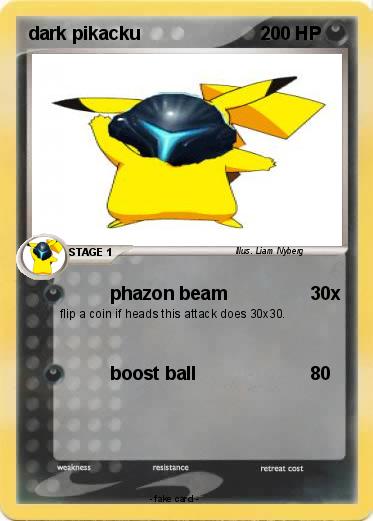 Pokemon dark pikacku