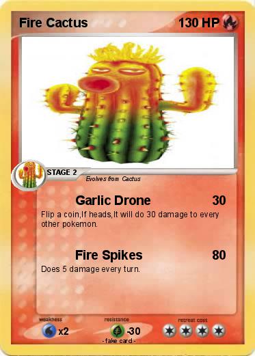 Pokemon Fire Cactus