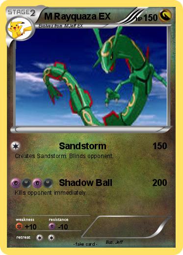 Pokemon M Rayquaza EX