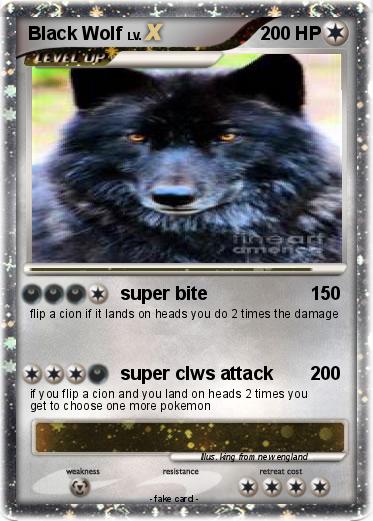 Pokemon Black Wolf