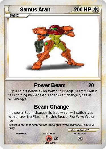 Pokemon Samus Aran