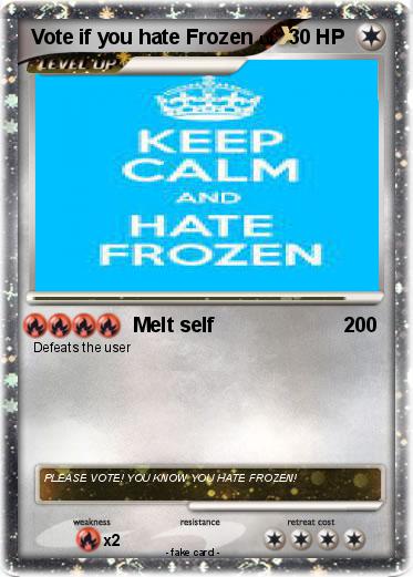 Pokemon Vote if you hate Frozen