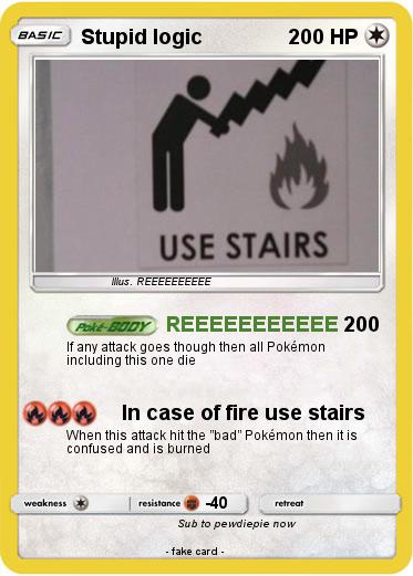 Pokemon Stupid logic