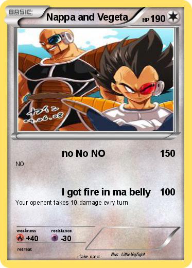 Pokemon Nappa and Vegeta