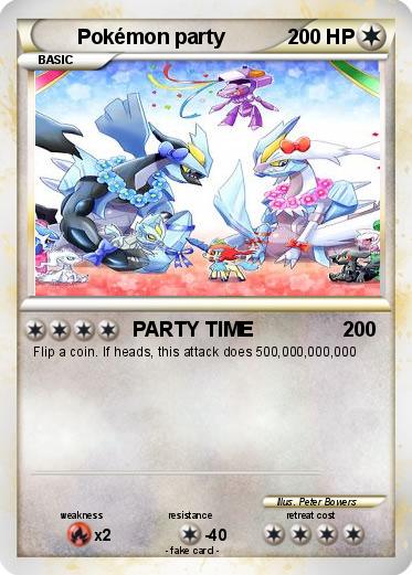 Pokemon Pokémon party
