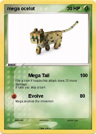 Pokemon mega ocelot