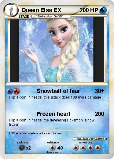 Pokemon Queen Elsa EX