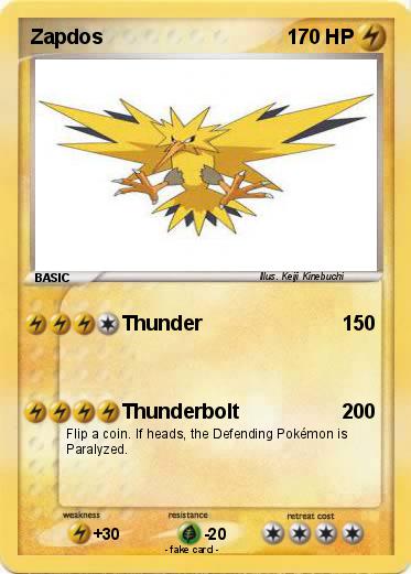 Pokemon Zapdos