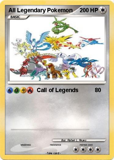 Pokemon All Legendary Pokemon