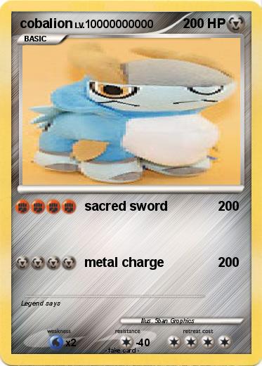 Pokemon cobalion