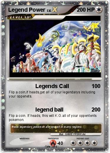 Pokemon Legend Power