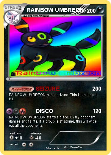 Pokemon RAINBOW UMBREON