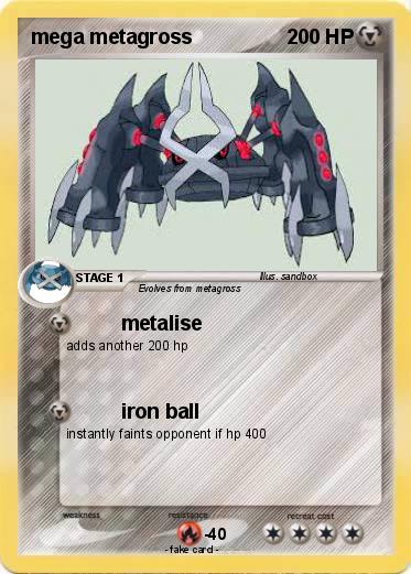 Pokemon mega metagross