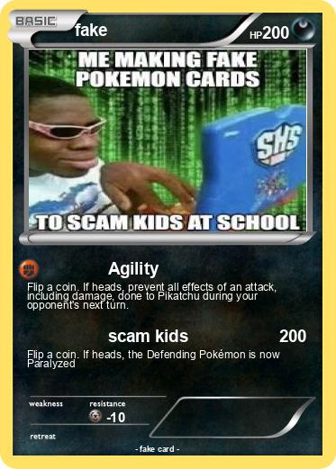 Pokemon fake