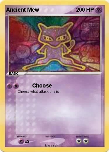 Pokemon Ancient Mew