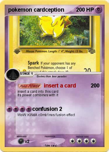 Pokemon pokemon cardception