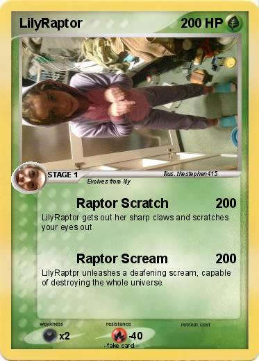 Pokemon LilyRaptor