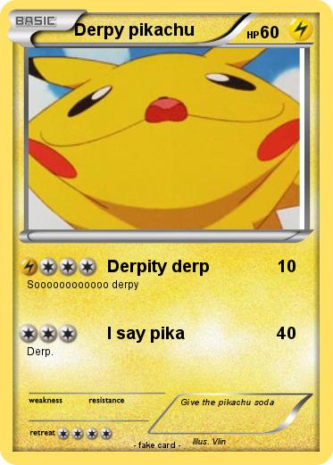 Pokemon Derpy pikachu