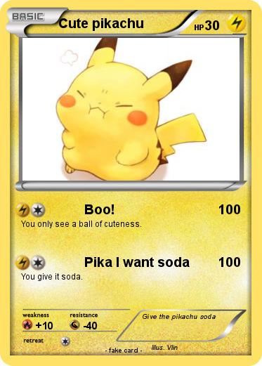 Pokemon Cute pikachu