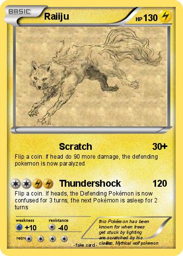 Pokemon Raiiju