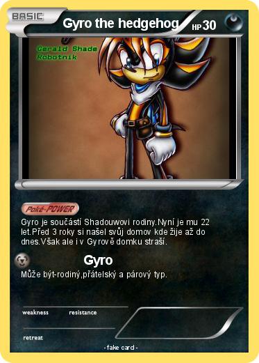 Pokemon Gyro the hedgehog