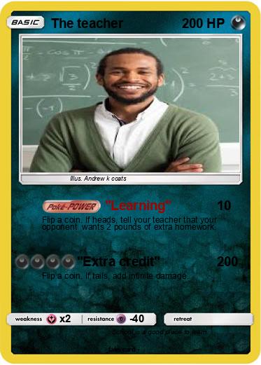 Pokemon The teacher
