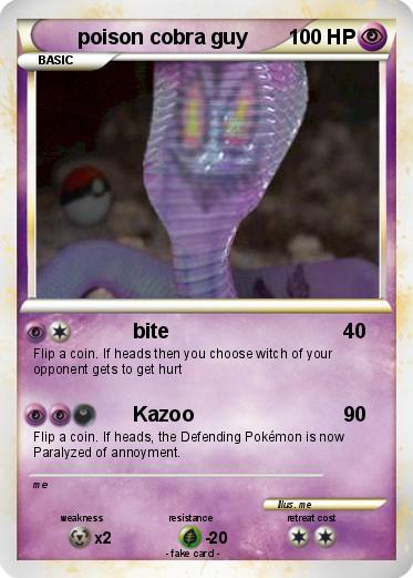 Pokemon poison cobra guy