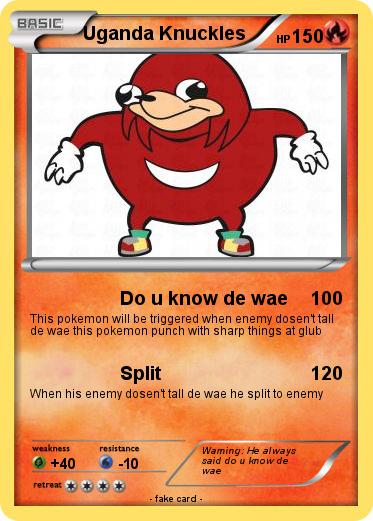 Pokemon Uganda Knuckles