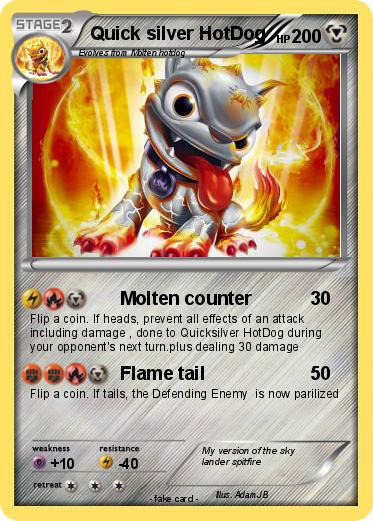 Pokemon Quick silver HotDog