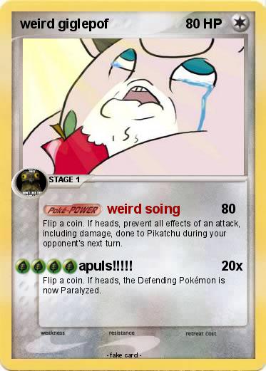 Pokemon weird giglepof Pokemon weird giglepof