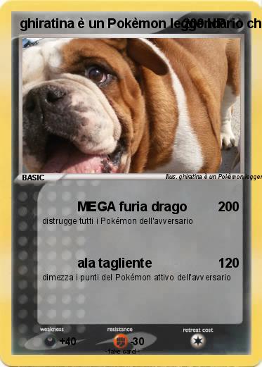 Pokemon ghiratina è un Pokèmon leggendario che è meglio non far arrabbiare