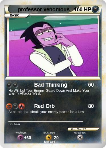 Pokemon professor venomous