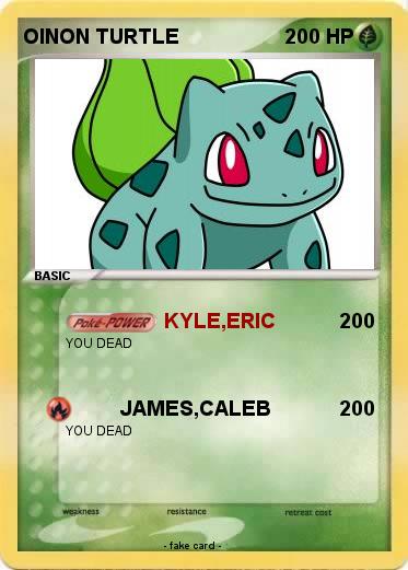 Pokemon OINON TURTLE