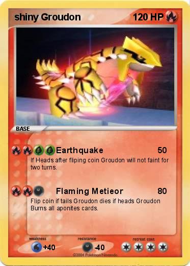 Pokemon shiny Groudon