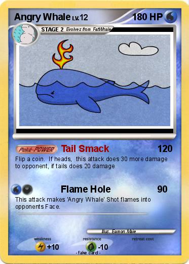 Pokemon Angry Whale