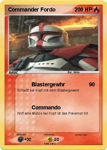 Pokemon Commander Fordo