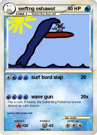Pokemon serftng oshawot