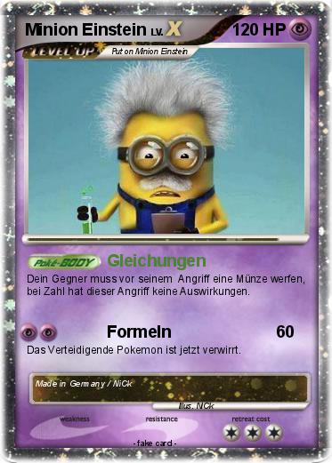 Pokemon Minion Einstein