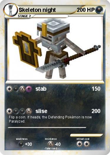Pokemon Skeleton night